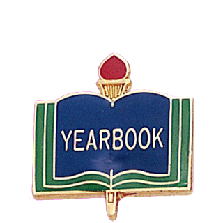 Yearbook School Lapel Pin