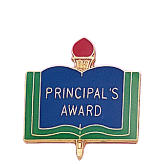 Principal's Award School Lapel Pin