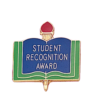 Student Recognition Award Lapel Pin