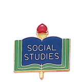Social Studies School Lapel Pin