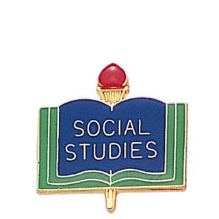 Social Studies School Lapel Pin