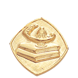 Lamp of Learning Lapel Pin