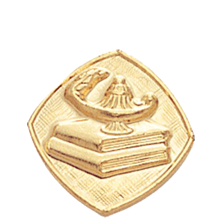 Lamp of Learning Lapel Pin