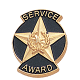 Service Award Star Lapel Pin