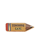 Teachers Care Pencil Lapel Pin