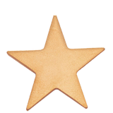 Flat Gold Star Lapel Pin