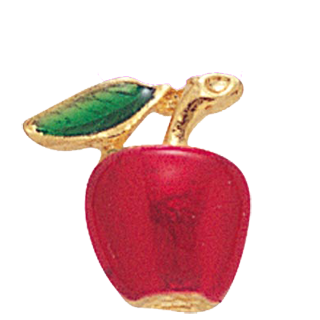 Mini Red Apple Lapel Pin