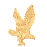 Gold Flying Eagle Lapel Pin