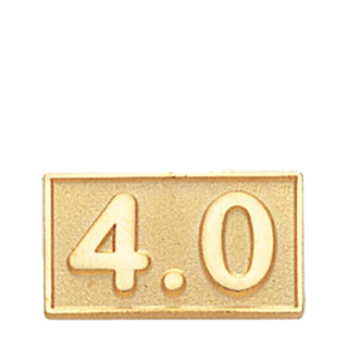 4.0 GPA School Lapel Pin