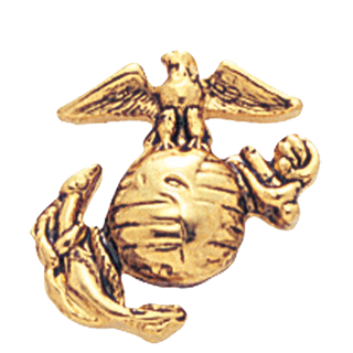 Antique US Marines Gold Lapel Pin
