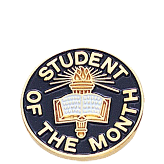 Student of the Month Lapel Pin
