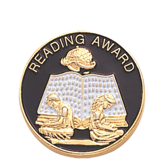 Reading Award School Lapel Pin