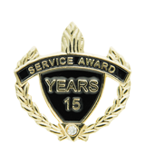 15 Years Service Award Lapel Pin