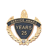 25 Years Service Award Lapel Pin
