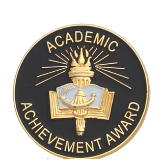 Academic Achievement Award Lapel Pin