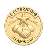 Celebrating Teamwork Lapel Pin