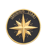 Shining Star Color Lapel Pin