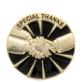 Special Thanks Handshake Lapel Pin