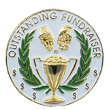 Outstanding Fundraising Lapel Pin