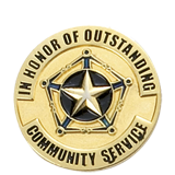 Outstanding Community Service Lapel Pin