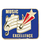Music Excellence Color Lapel Pin