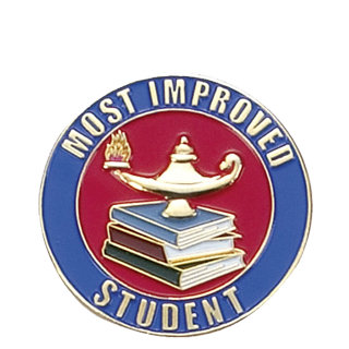 Most Improved Student Lapel Pin