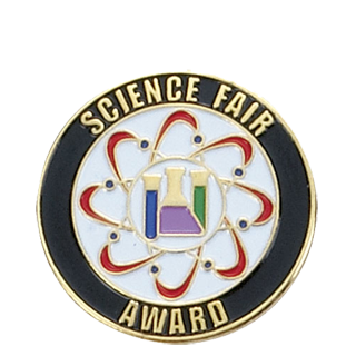 Science Fair Award Lapel Pin