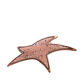 Modern Bronze Sparkle Star Lapel Pin