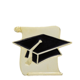 School Graduation Cap Lapel Pin