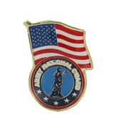 Army National Guard Flag Lapel Pin
