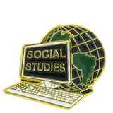 Social Studies School Lapel Pin