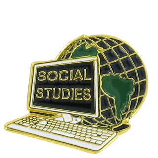 Social Studies School Lapel Pin
