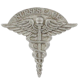Nurses Care Caduceus Lapel Pin