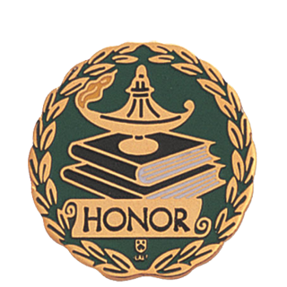 Scholastic School Honor Lapel Pin