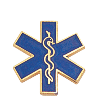 Blue Paramedic Lapel Pin