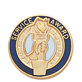 Service Award Torch Lapel Pin