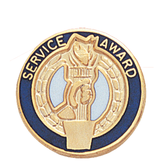 Service Award Torch Lapel Pin