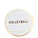 Volleyball Color Lapel Pin