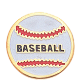 Baseball Color Lapel Pin