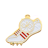 Track Shoe Color Lapel Pin