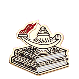 Lamp of Learning Lapel Pin