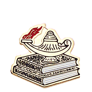 Lamp of Learning Lapel Pin