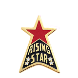 Rising Star Lapel Pin