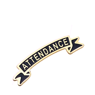Attendance Lapel Pin