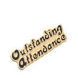 Outstanding Attendance Lapel Pin
