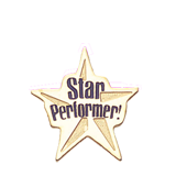 Star Performer Lapel Pin