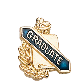 Academic Graduate Lapel Pin