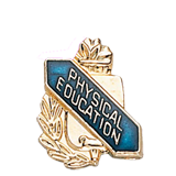 Academic Physical Education Lapel Pin