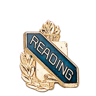 Academic Reading Lapel Pin
