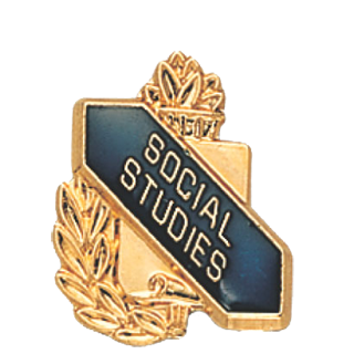 Academic Social Studies Lapel Pin